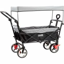 CAMPZ Premium Folding Handcart black/grey