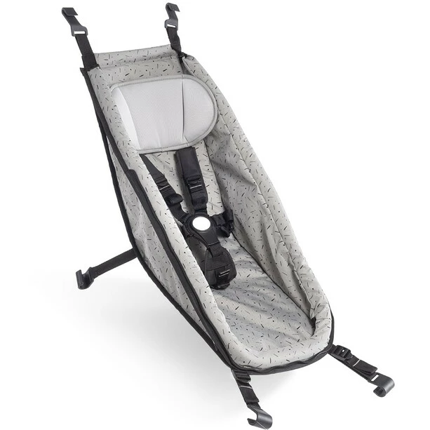 Croozer Baby Seat for Kid from 2014 stone grey/colored 3 Croozer Baby Seat for Kid from 2014 stone grey/colored