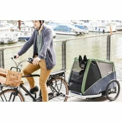 Croozer Dog Bruuno Dog Trailer pine green -Racks Sales croozer dog xxl hundeanhaenger kieferngruen 6