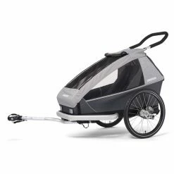 Croozer Kid Keeke 1 Child Trailer stone grey