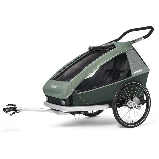 Croozer Kid Vaaya 2 Child Trailer jungle green 3 Croozer Kid Vaaya 2 Child Trailer jungle green