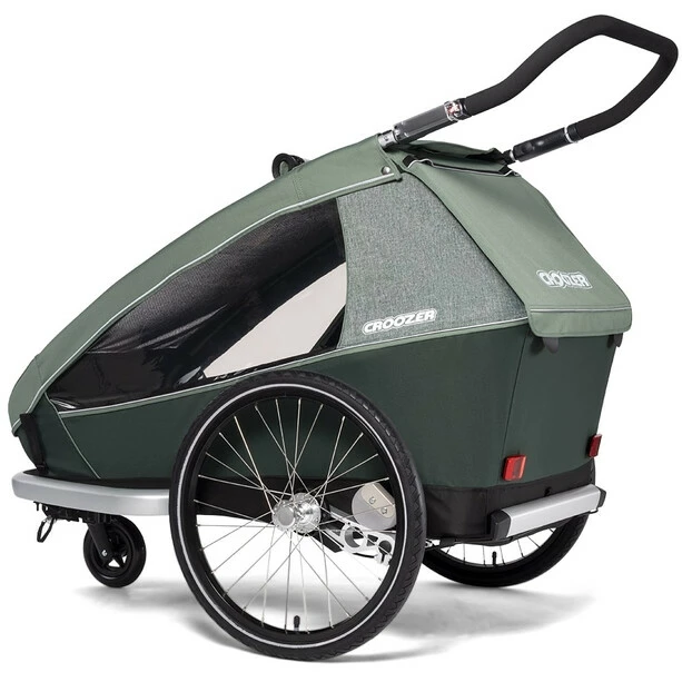 Croozer Kid Vaaya 2 Child Trailer jungle green 5 Croozer Kid Vaaya 2 Child Trailer jungle green - Image 3