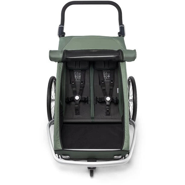 Croozer Kid Vaaya 2 Child Trailer jungle green 8 Croozer Kid Vaaya 2 Child Trailer jungle green - Image 6
