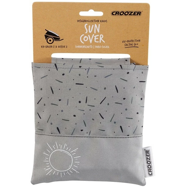 Croozer Suncover for Kid Keeke 2 stone grey/colored 4 Croozer Suncover for Kid Keeke 2 stone grey/colored - Image 2