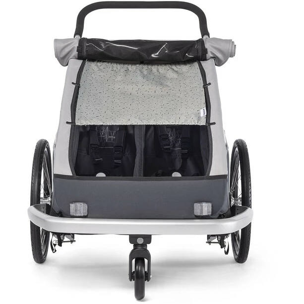 Croozer Suncover for Kid Keeke 2 stone grey/colored 5 Croozer Suncover for Kid Keeke 2 stone grey/colored - Image 3