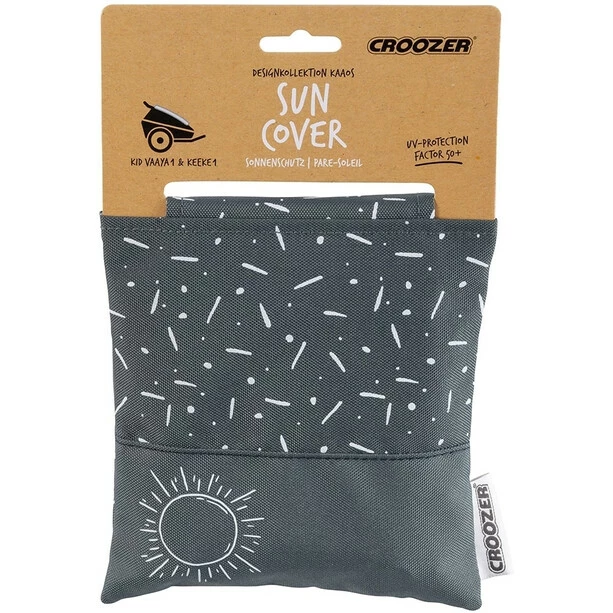 Croozer Suncover for Kid Vaaya 1 graphite blue/white 4 Croozer Suncover for Kid Vaaya 1 graphite blue/white - Image 2