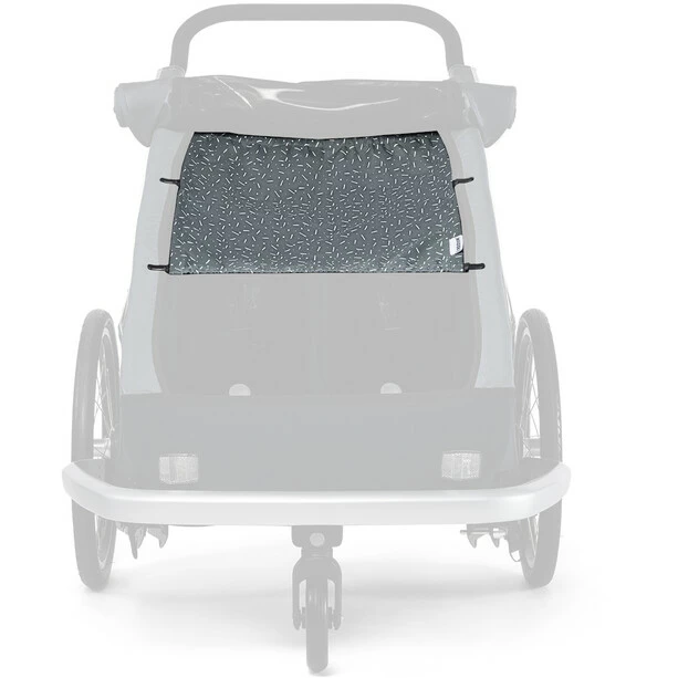 Croozer Suncover for Kid Vaaya 2 graphite blue/white 5 Croozer Suncover for Kid Vaaya 2 graphite blue/white - Image 3