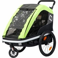 Hamax Avenida Bike Trailer incl. Bicycle Arm & Stroller Wheel lime -Racks Sales hamax avenida bike trailer lime 4