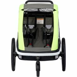 Hamax Avenida Bike Trailer incl. Bicycle Arm & Stroller Wheel lime -Racks Sales hamax avenida bike trailer lime 5