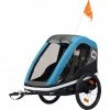 Hamax Avenida Bike Trailer incl. Bicycle Arm & Stroller Wheel petrol blue -Racks Sales hamax avenida bike trailer petrol blue 1