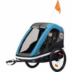 Hamax Avenida Bike Trailer incl. Bicycle Arm & Stroller Wheel petrol blue