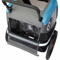 Hamax Avenida Bike Trailer incl. Bicycle Arm & Stroller Wheel petrol blue -Racks Sales hamax avenida bike trailer petrol blue 6