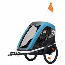 Hamax Avenida ONE Bike Trailer incl. Bicycle Arm & Stroller Wheel petrol blue