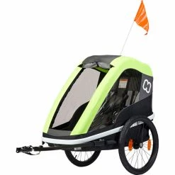 Hamax Avenida One Bike Trailer incl. Bicycle Arm & Stroller Wheel lime
