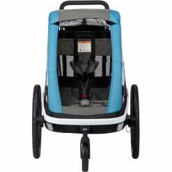 Hamax Avenida One Bike Trailer incl. Bicycle Arm & Stroller Wheel petrol blue -Racks Sales hamax avenida one bike trailer petrol blue 5