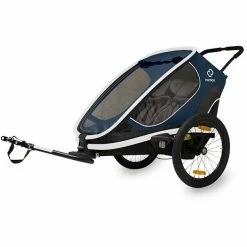 Hamax Outback Bike Trailer incl. Bicycle Arm/Stroller Wheel navy