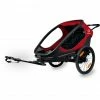 Hamax Outback Bike Trailer incl. Bicycle Arm & Stroller Wheel red/black -Racks Sales hamax outback bike trailer incl bicycle arm stroller wheel red black 1