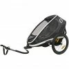 Hamax Outback One Bike Trailer incl. Bicycle Arm & Stroller Wheel grey -Racks Sales hamax outback one bike trailer grey 1