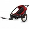 Hamax Outback One Bike Trailer incl. Bicycle Arm & Stroller Wheel red/black -Racks Sales hamax outback one bike trailer incl bicycle arm stroller wheel red black 1