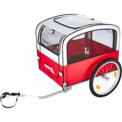Red Cycling Products Dog Trailer XL red/grey -Racks Sales red cycling products hundeanhaenger red grey 4