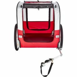 Red Cycling Products Dog Trailer XL red/grey -Racks Sales red cycling products hundeanhaenger red grey 6