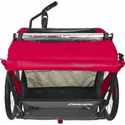 Red Cycling Products PRO Kids BikeTrailer Child Trailer red/grey -Racks Sales red cycling products pro kids biketrailer kinderanhaenger rot grau 4
