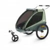 Thule Coaster XT Bike Trailer mallard green 2 Thule Coaster XT Bike Trailer mallard green -Racks Sales thule coaster xt bike trailer mallard green 1