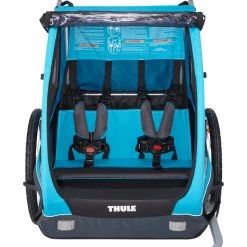 Thule Coaster XT Bike Trailer blue -Racks Sales thule coaster xt fahrradanhaenger blue 3